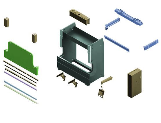 press brake structure